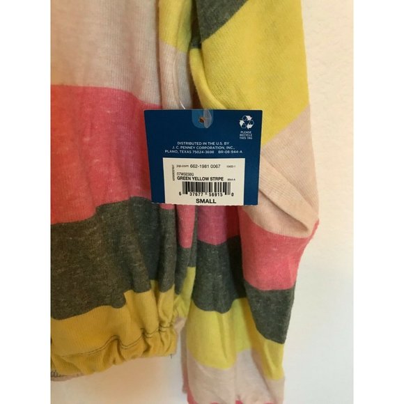 NEW Arizona Jeans Co. Colorful Striped Sweater Women's Size Small - Picture 5 of 6